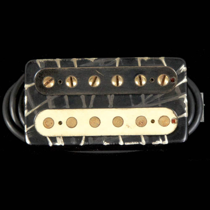 Bare Knuckle Black Dog Bridge Humbucker Black Battleworn Radiator