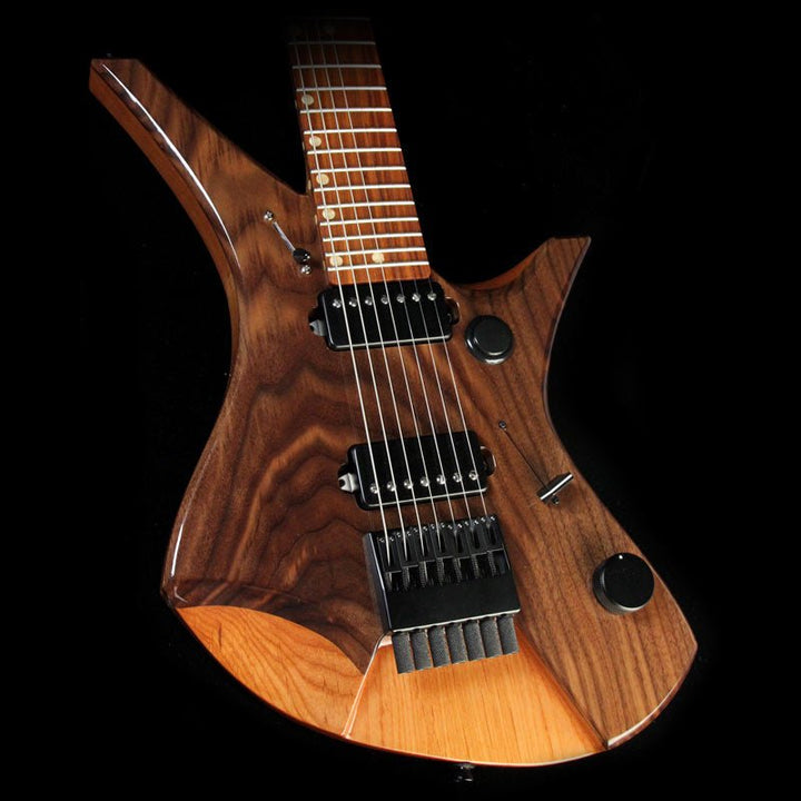 Downes Guitars 101H7 7-String Electric Guitar Walnut Top Natural