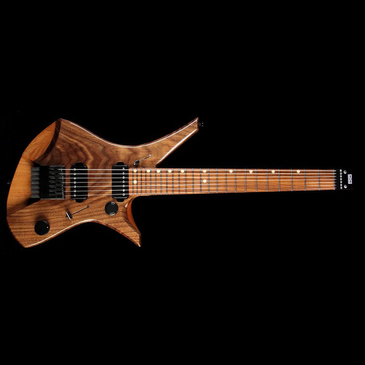 Downes Guitars 101H7 7-String Electric Guitar Walnut Top Natural