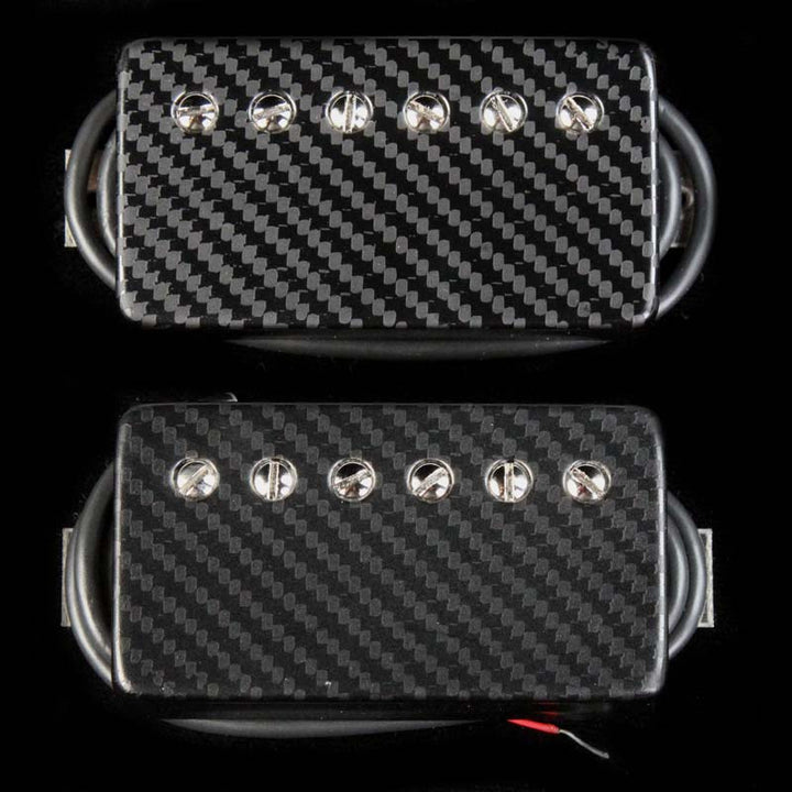 Bare Knuckle Ragnarok Humbucker Pickup Set Faux Carbon Fiber Covers