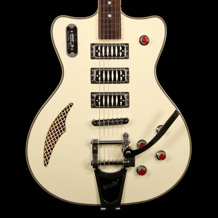 Eastwood Bill Nelson Astrolux Cadet DLX-B Vintage Cream and Ruby Red