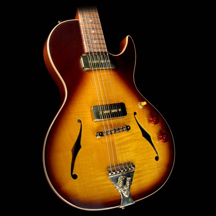 B&G Guitars Little Sister Crossroads Electric Guitar Tobacco Burst