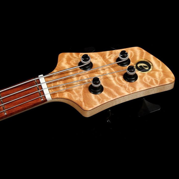 Elrick eVolution Gold Series 4-String Electric Bass Quilt Top Natural