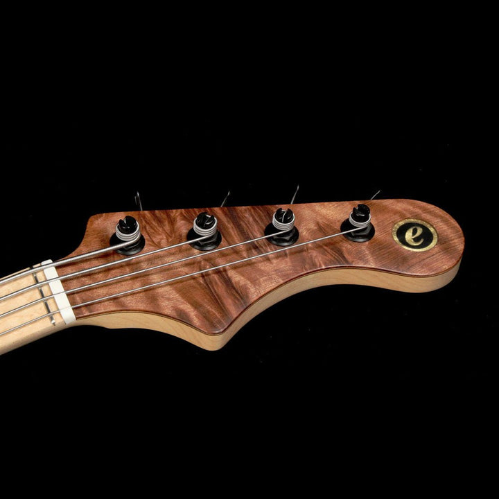 Elrick New Jazz Standard Gold Series 4-String Bass Curly Redwood Top Natural