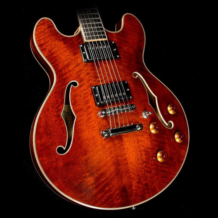 Eastman T185MX Thinline Semi-Hollow Classic Finish