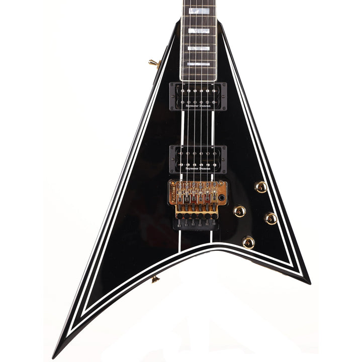 Jackson Custom Shop Rhoads 1.5 Floyd Music Zoo Exclusive Black with White Pinstripes