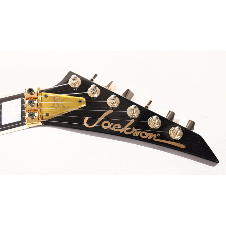 Jackson Custom Shop Rhoads 1.5 Floyd Music Zoo Exclusive Black with White Pinstripes