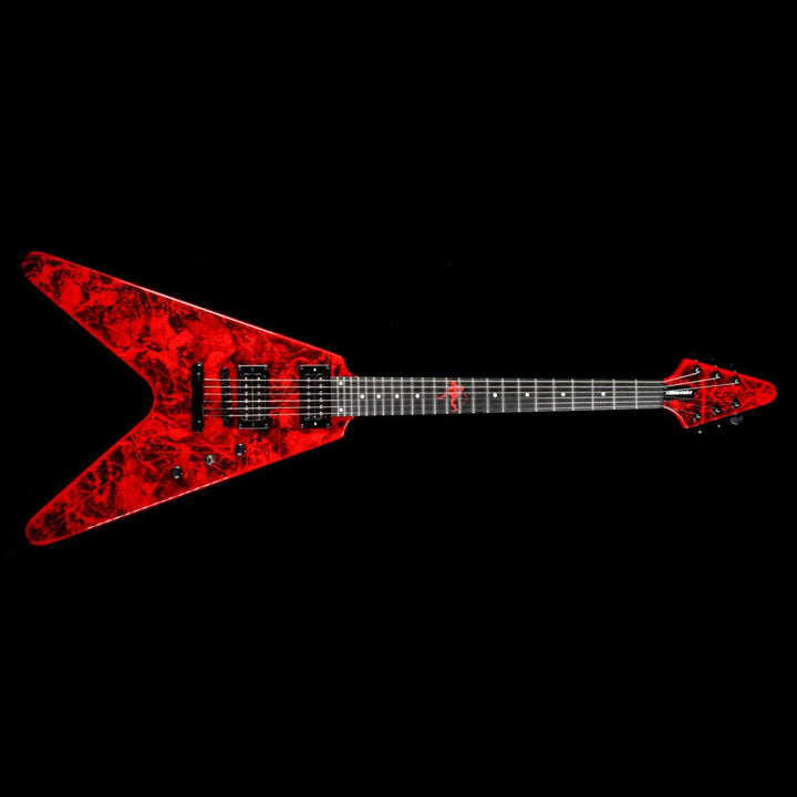 Epiphone Jeff Waters Annihilation-II Flying V Outfit Electric Guitar Annihilation Red