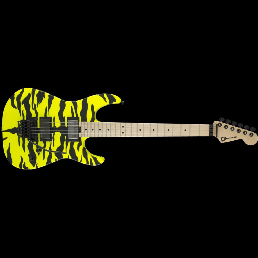 Charvel Pro Mod Dinky DK Signature Satchel Yellow Bengal | The Music Zoo