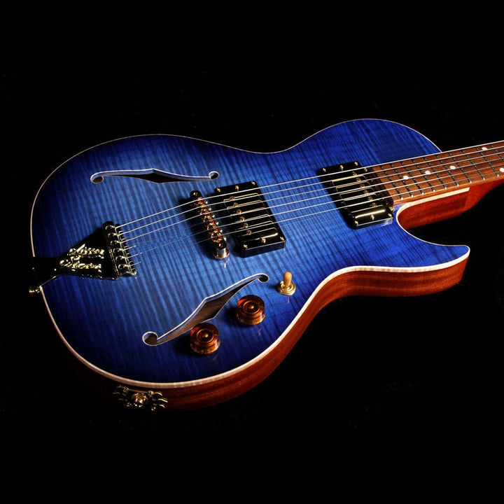 B&G Guitars Little Sister Private Build Electric Guitar Atlantis Blue