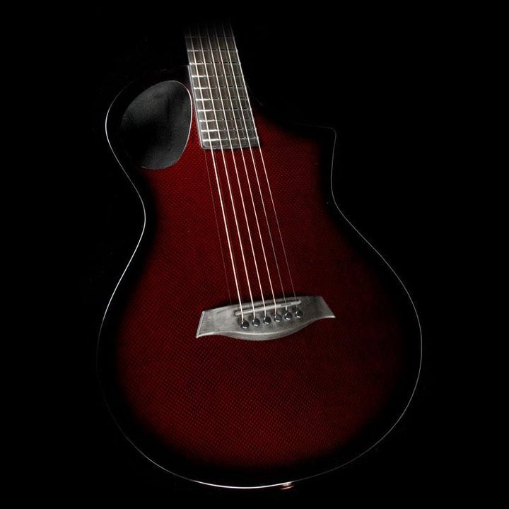 Composite Acoustics The Cargo Acoustic Guitar High Gloss Transparent Red Burst