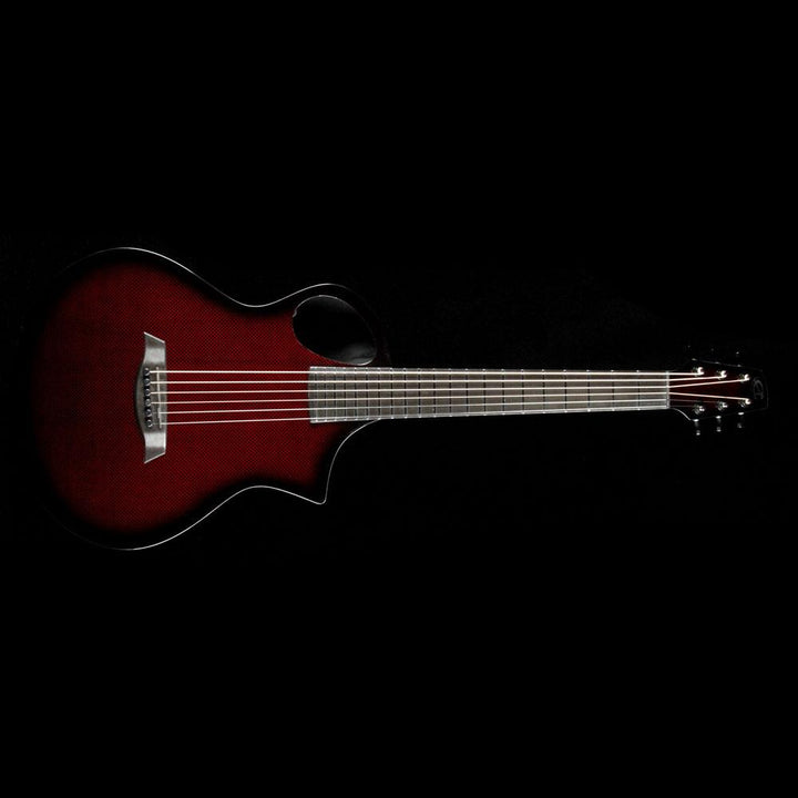 Composite Acoustics The Cargo Acoustic Guitar High Gloss Transparent Red Burst