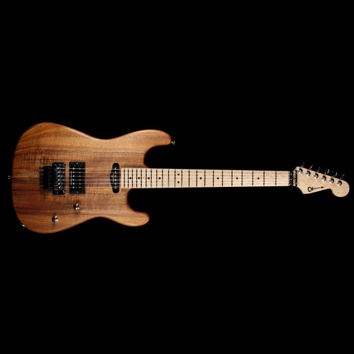 Charvel Custom Shop San Dimas Koa HS Natural Series Electric Guitar Natural Oil Music Zoo Exclusive