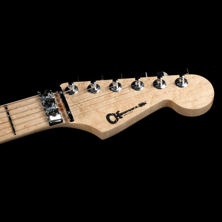 Charvel Custom Shop San Dimas Koa HS Natural Series Electric Guitar Natural Oil Music Zoo Exclusive