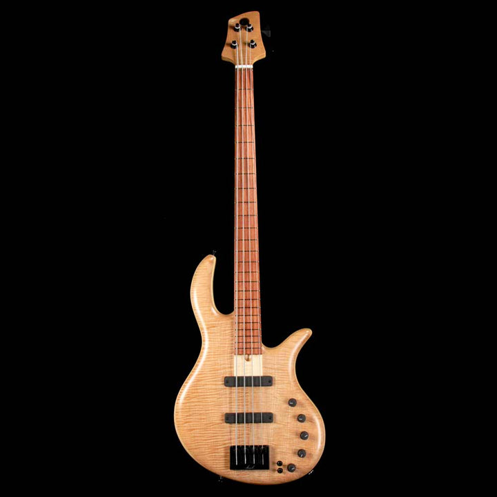 Elrick eVolution Gold Series 4-String Bass Flame Maple Top Natural