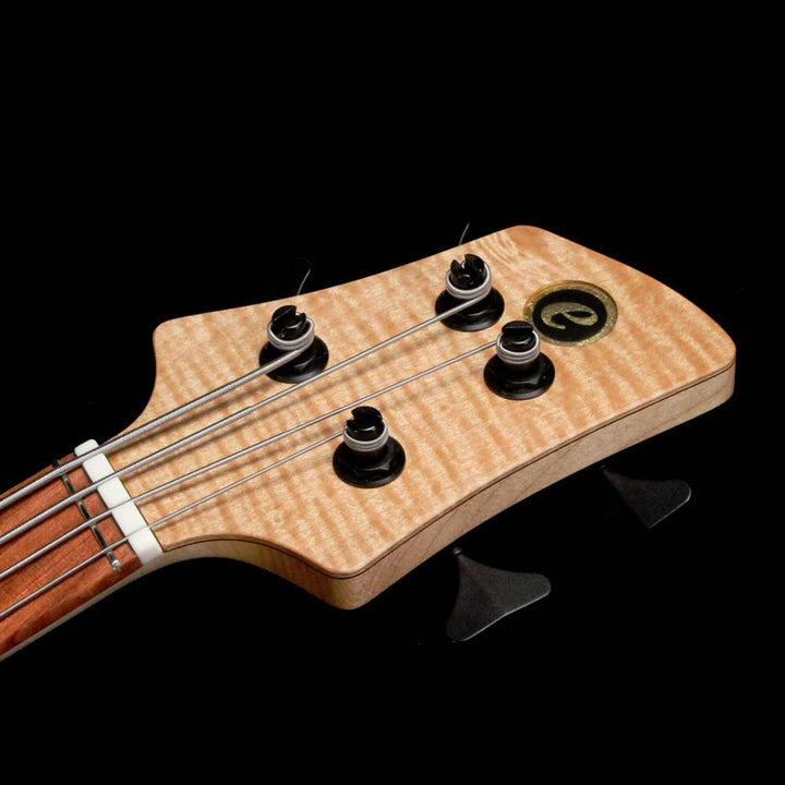 Elrick eVolution Gold Series 4-String Bass Flame Maple Top Natural