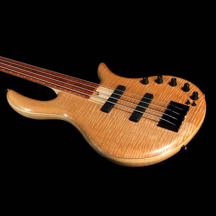 Elrick eVolution Gold Series 4-String Bass Flame Maple Top Natural