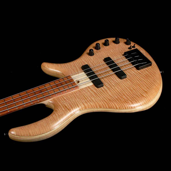 Elrick eVolution Gold Series 4-String Bass Flame Maple Top Natural