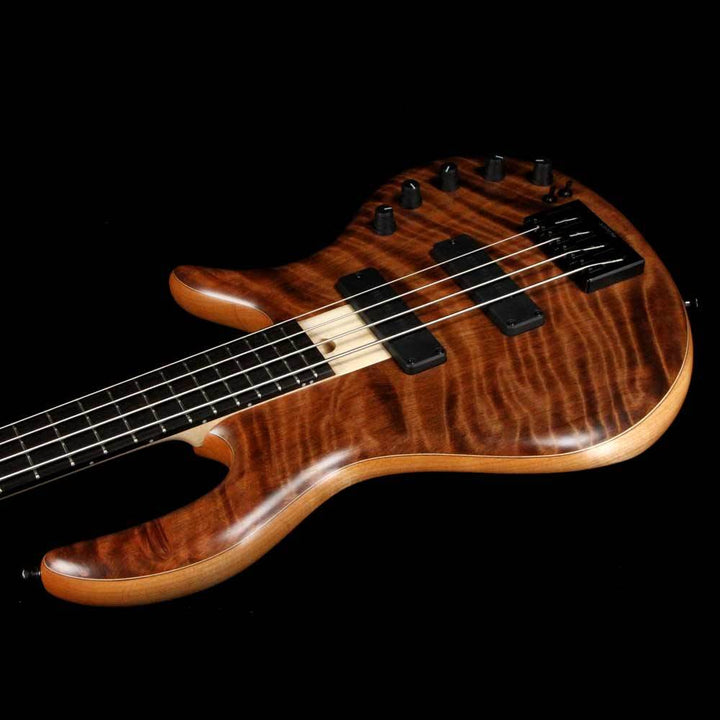 Elrick eVolution Gold Series 4-String Bass Flame Redwood Top Natural