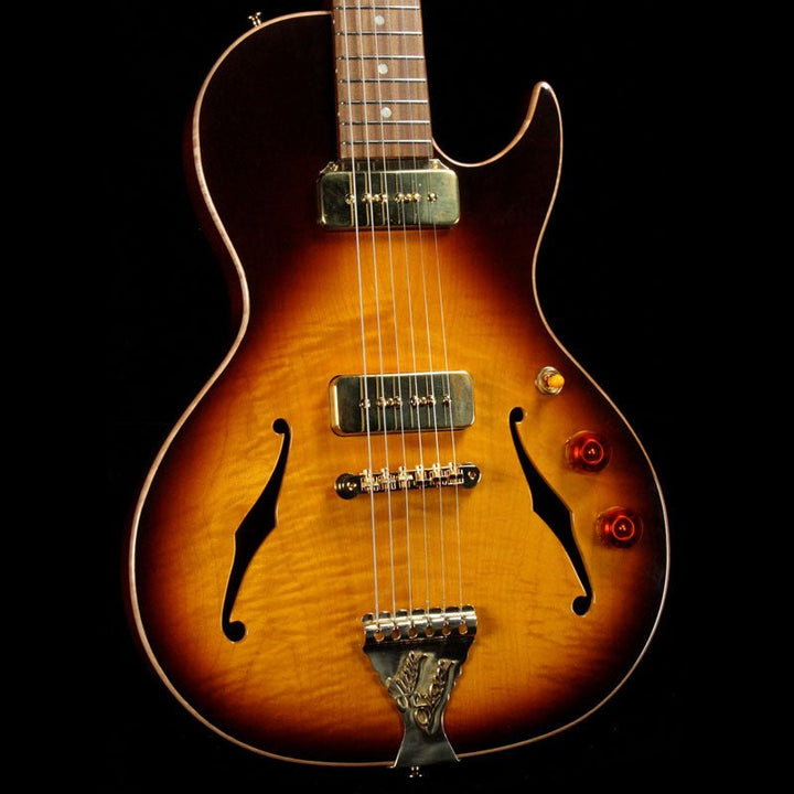 B&G Guitars Little Sister Crossroads Cutaway Tobacco Burst