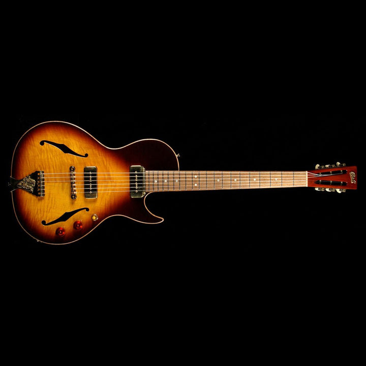 B&G Guitars Little Sister Crossroads Cutaway Tobacco Burst