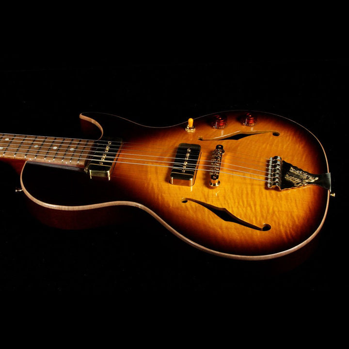 B&G Guitars Little Sister Crossroads Cutaway Tobacco Burst