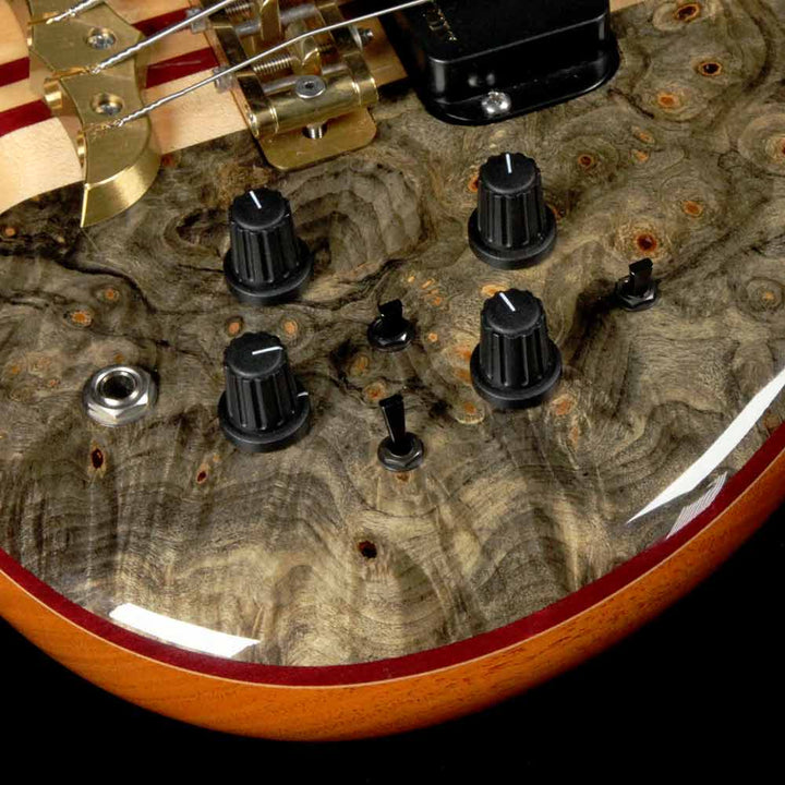 Alembic Signature Standard Bass Buckeye Burl Natural