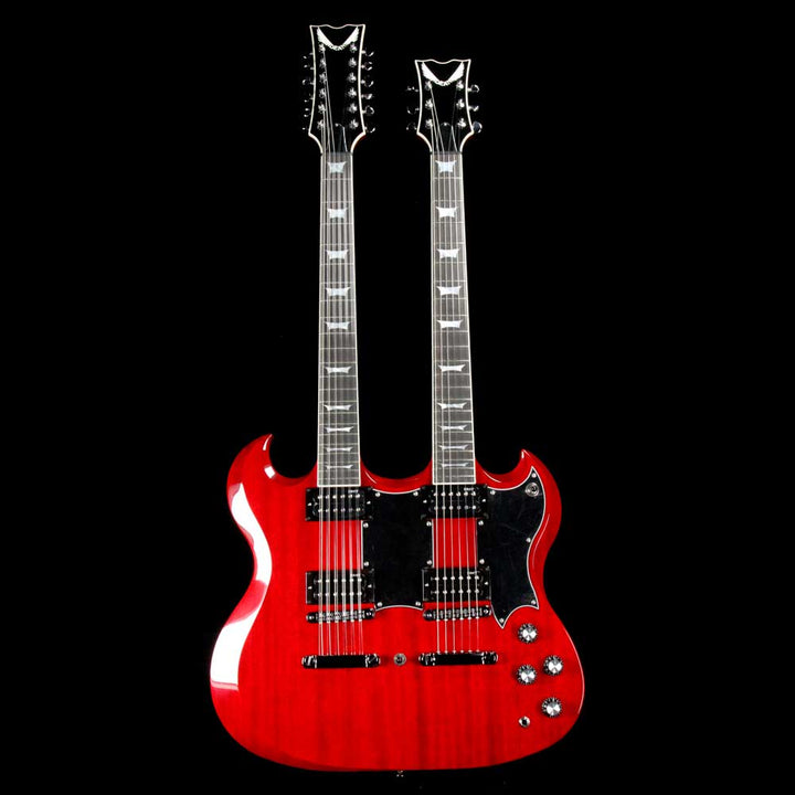 Dean Gran Sport Double Neck Trans Cherry