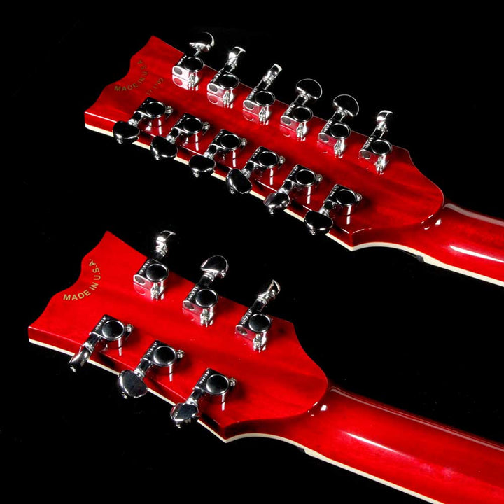 Dean Gran Sport Double Neck Trans Cherry