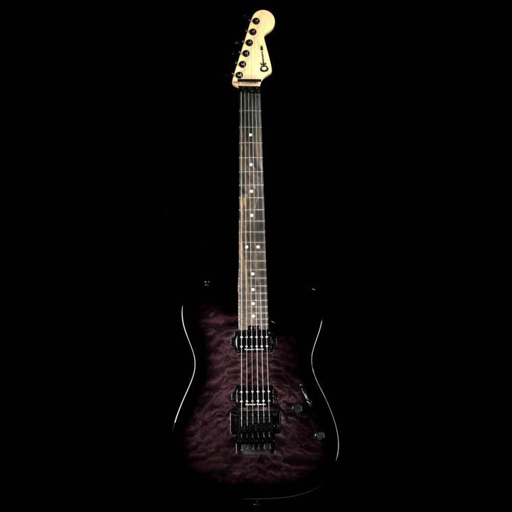 Charvel Pro Mod Series San Dimas Style 2 2H FR QM  Transparent Black Burst