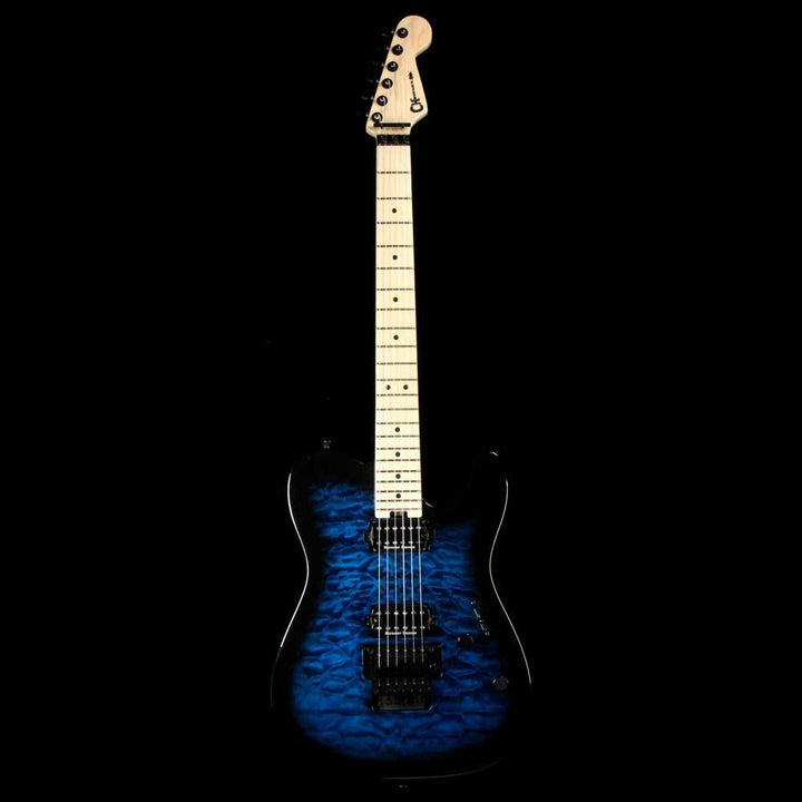 Charvel Pro Mod Series San Dimas Style 2 2H FR QM Trans Blue Burst