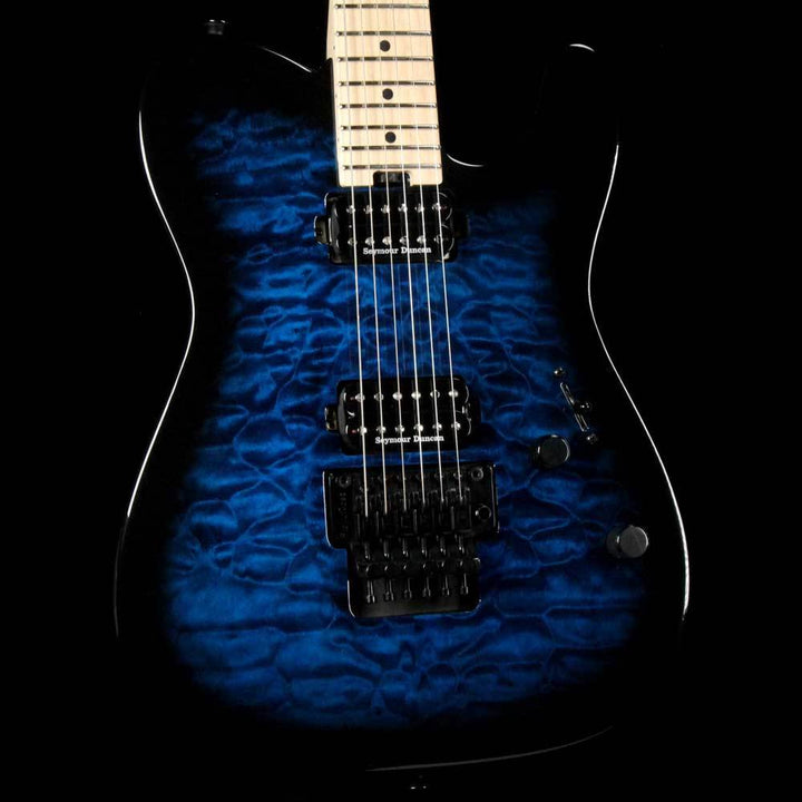 Charvel Pro Mod Series San Dimas Style 2 2H FR QM Trans Blue Burst