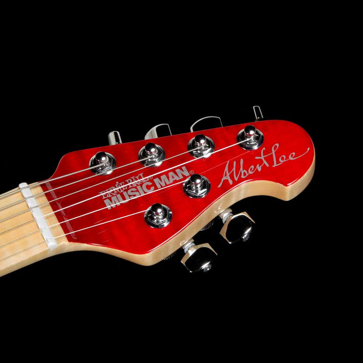 Ernie Ball Music Man Albert Lee Transparent Red