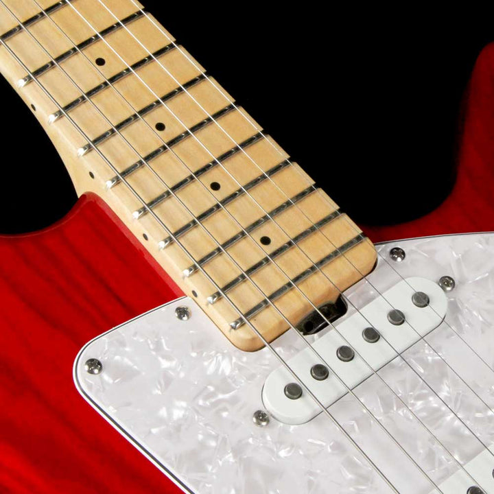 Ernie Ball Music Man Albert Lee Transparent Red