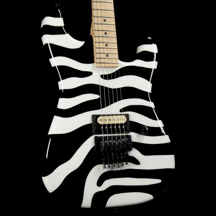 Charvel Custom San Dimas Dan Lawrence Zebra Stripe