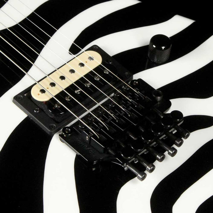 Charvel Custom San Dimas Dan Lawrence Zebra Stripe