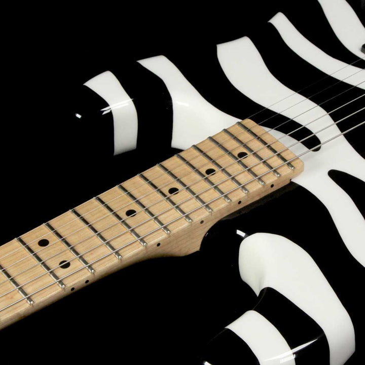 Charvel Custom San Dimas Dan Lawrence Zebra Stripe