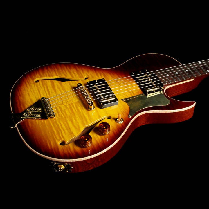 B&G Guitars Little Sister Private Build Brazilian Rosewood Fretboard Tobacco Burst