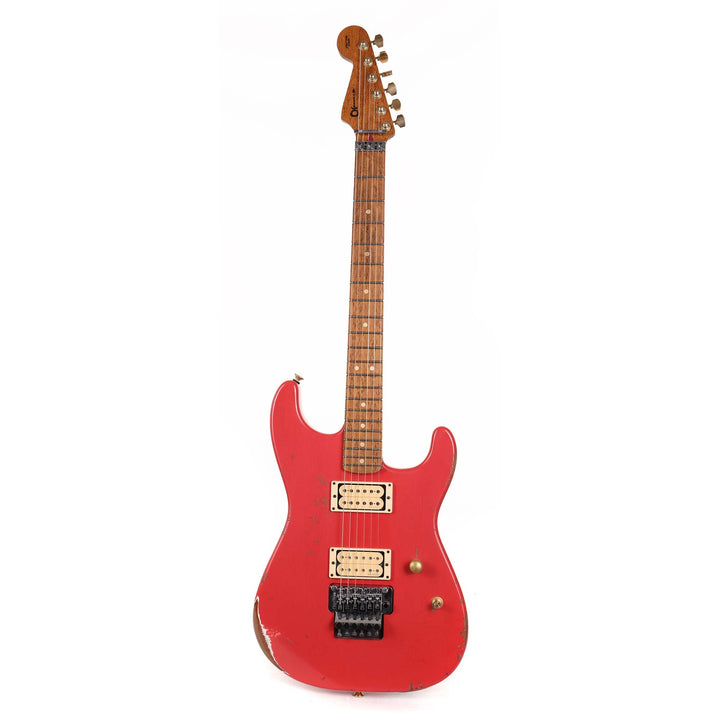 Charvel Custom Shop Nitro Aged San Dimas Fiesta Red Music Zoo Exclusive