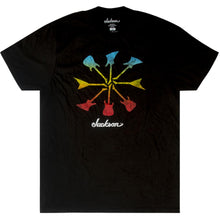 Jackson Guitar Shapes T-Shirt Black