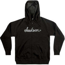 Jackson Zip-Up Logo Hoodie Gray