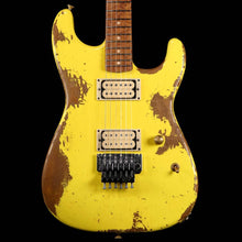 Charvel Custom Shop San Dimas Nitro Aged Roasted Alder Graffiti Yellow