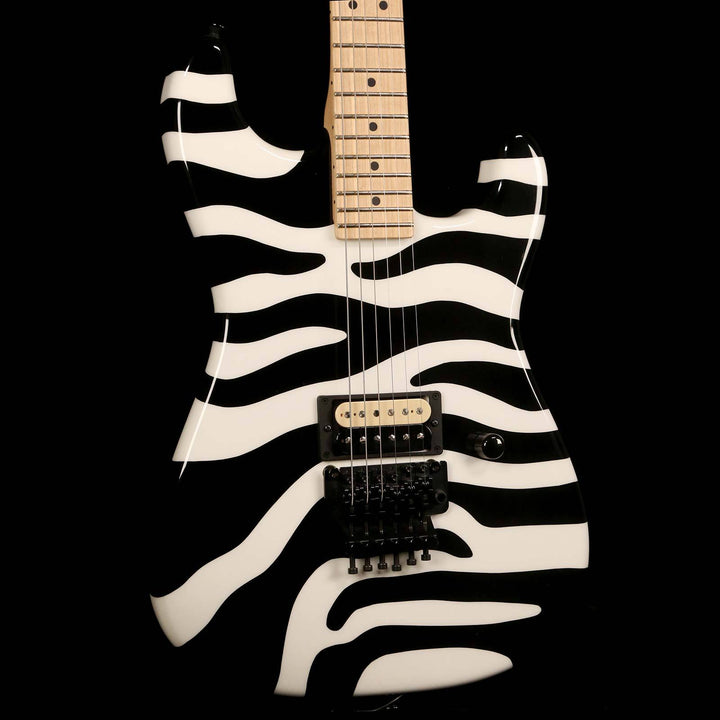 Charvel Custom San Dimas Dan Lawrence Zebra Stripe