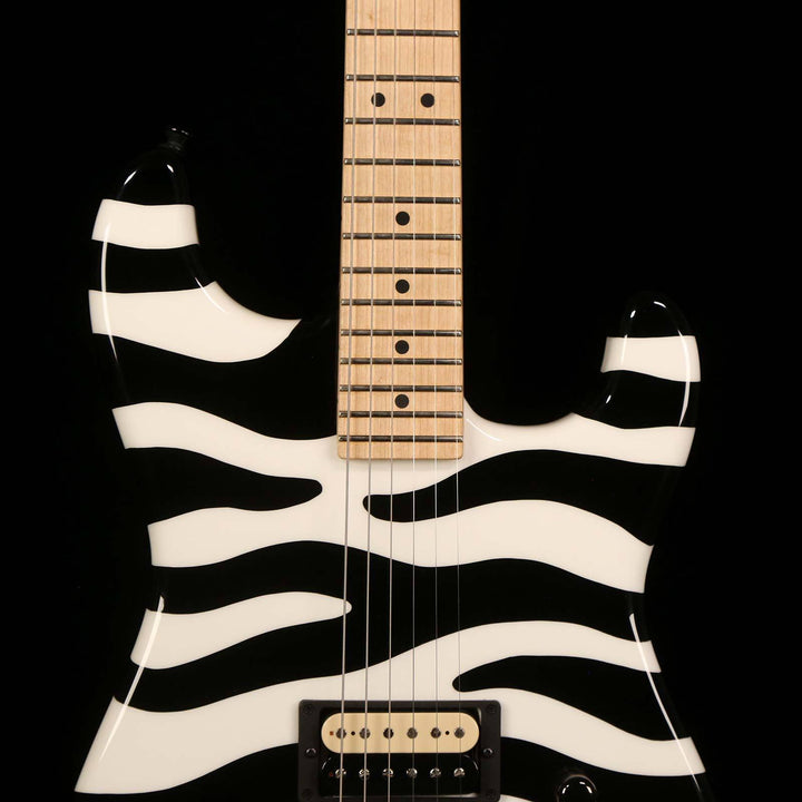 Charvel Custom San Dimas Dan Lawrence Zebra Stripe