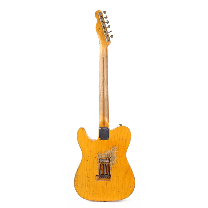 Fender Custom Shop 1952 Telecaster Masterbuilt Hacksaw Relic Todd Krause Super Faded Butterscotch Blonde