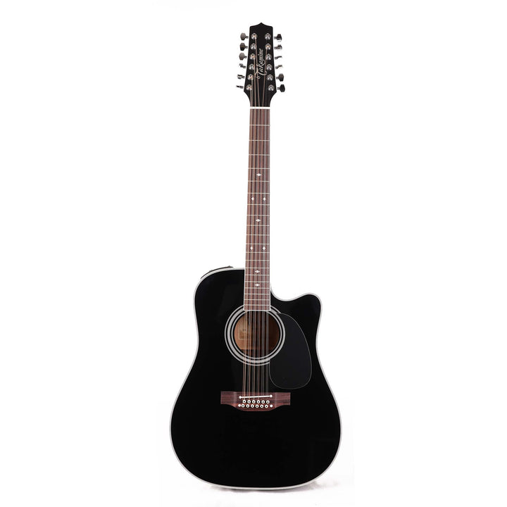 Takamine EF381SC 12-String Dreadnought Acoustic-Electric Black