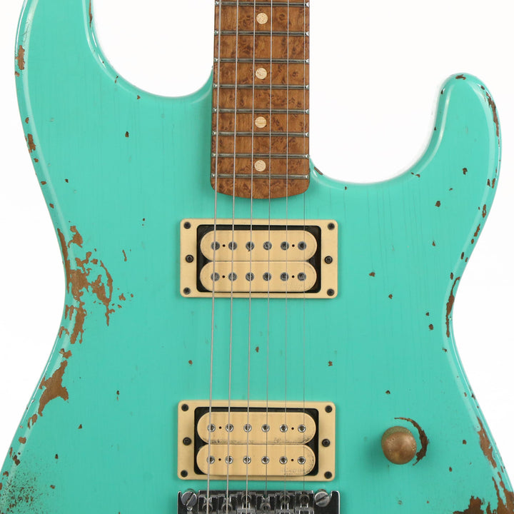 Charvel Custom Shop San Dimas Nitro Aged Roasted Alder Seafoam Green 2018