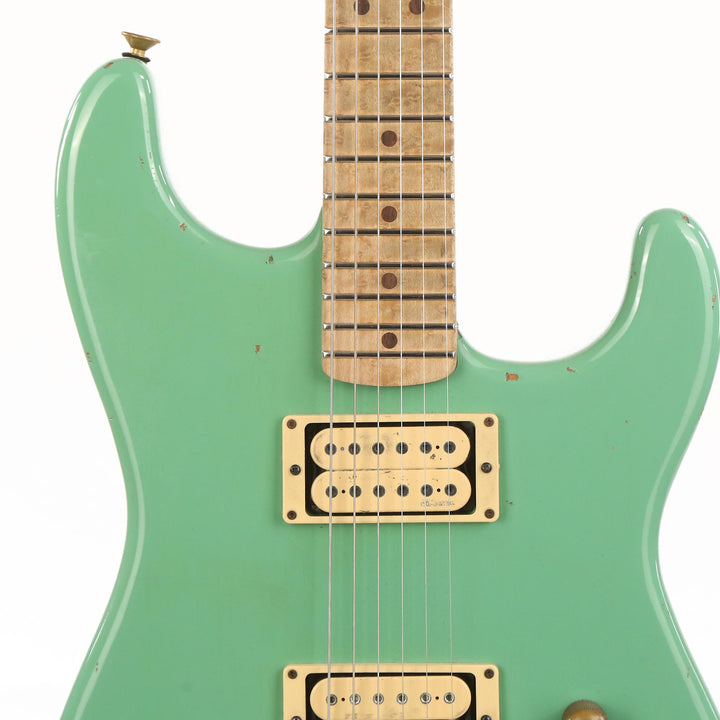 Charvel Custom Shop San Dimas Nitro Aged Hardtail Guitar Celadon Green 2014