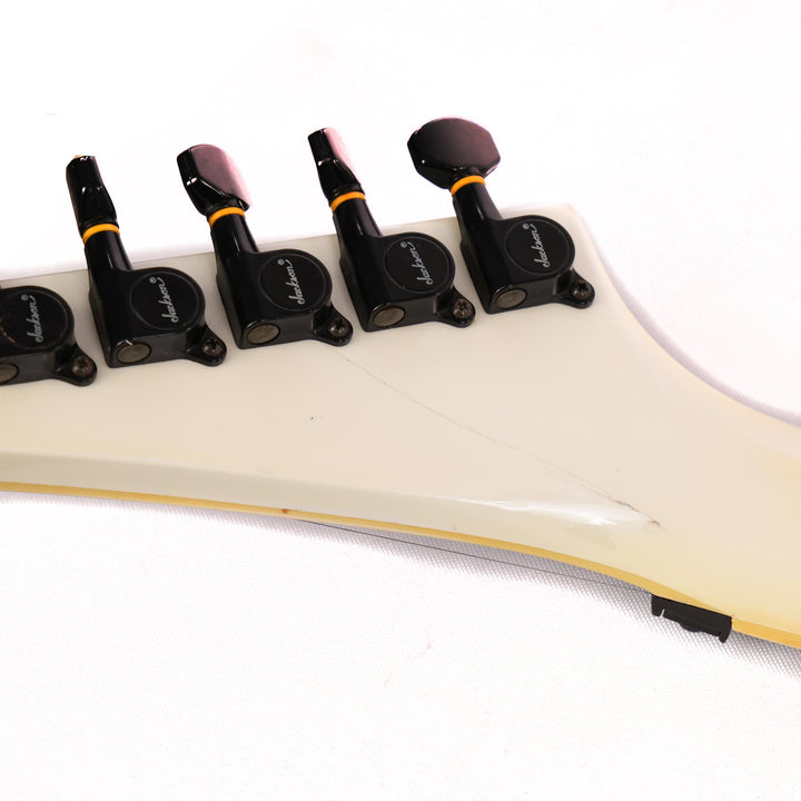 1990s Jackson Soloist EMG Humbuckers White