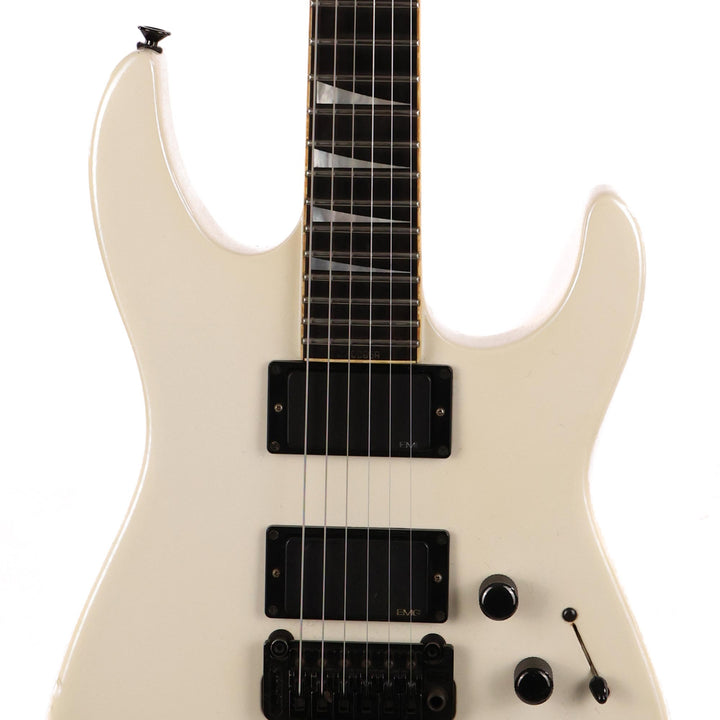 1990s Jackson Soloist EMG Humbuckers White